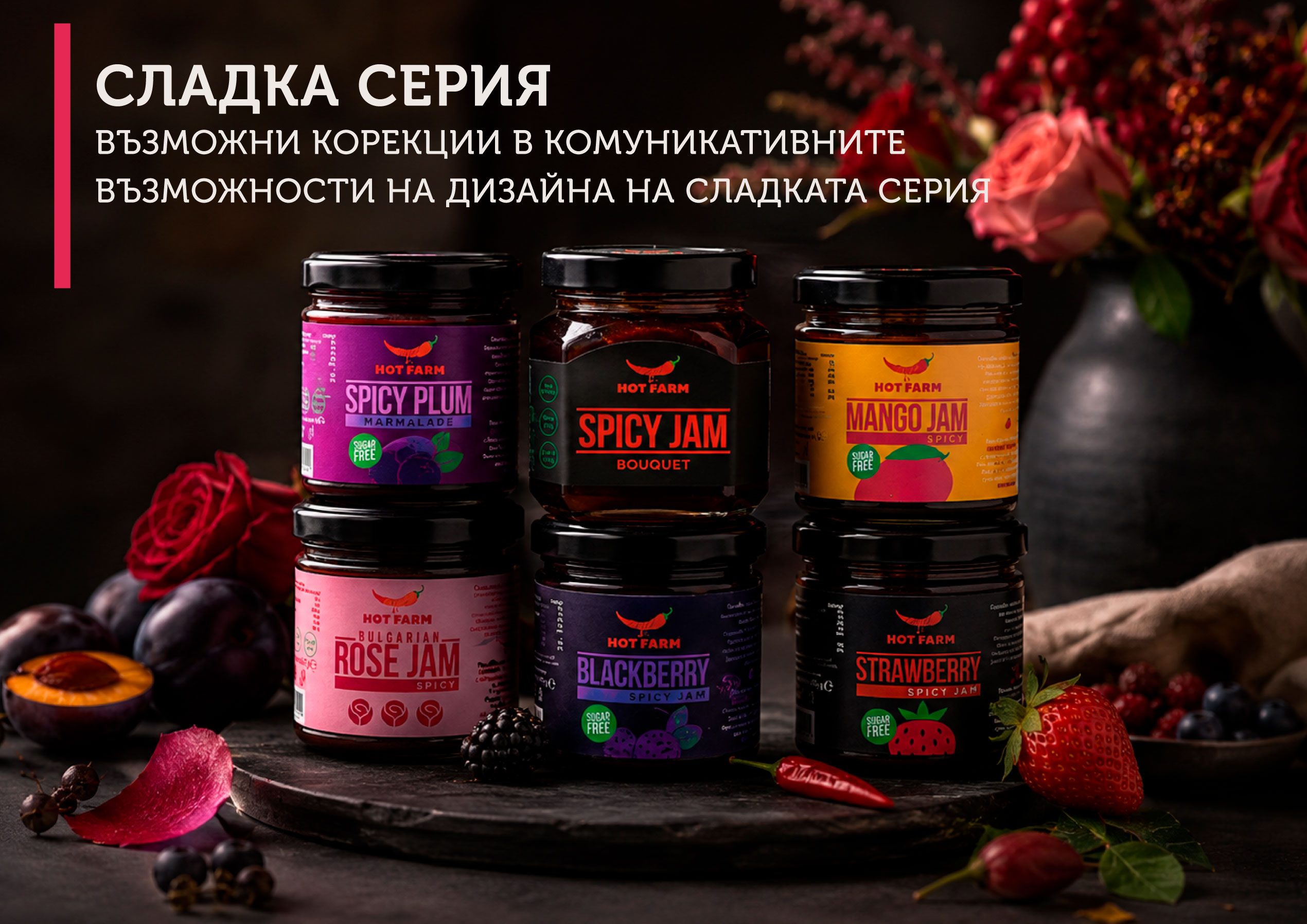 Analysis for the development of the visual communication of the HOT FARM brand